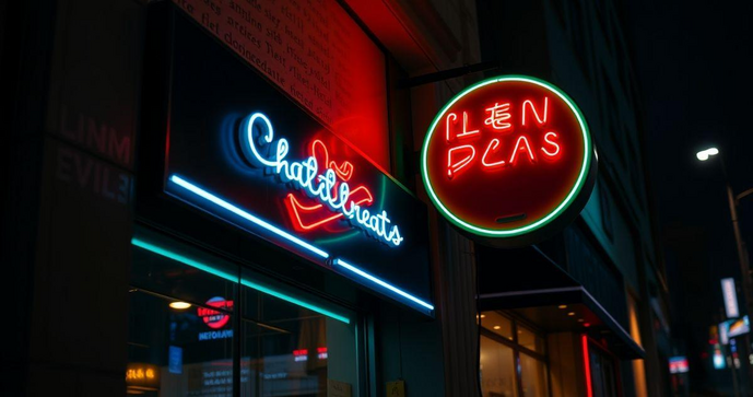 Letreiro luminoso personalizado para destacar seu negócio e atrair clientes