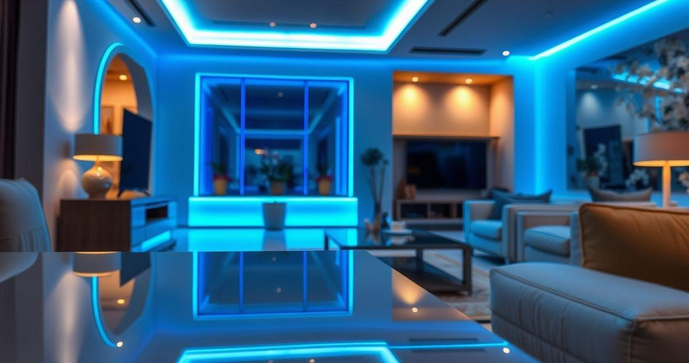 Barra de LED Azul: O Toque Perfeito na Decoração