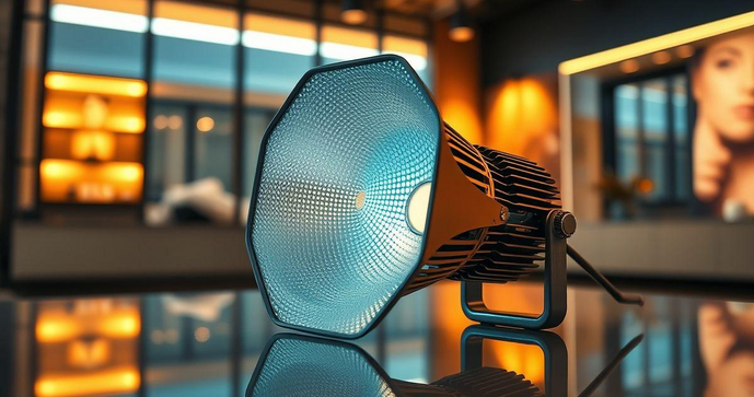 Fonte Refletor LED 50W: Iluminação Eficiente