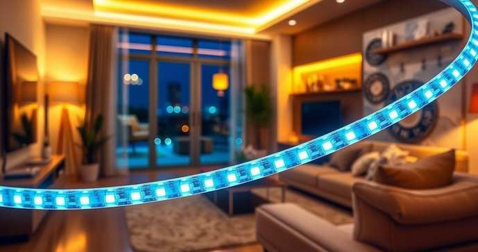 Fita de LED 1 Metro: Como Transformar Seu Ambiente com Iluminação Eficiente
