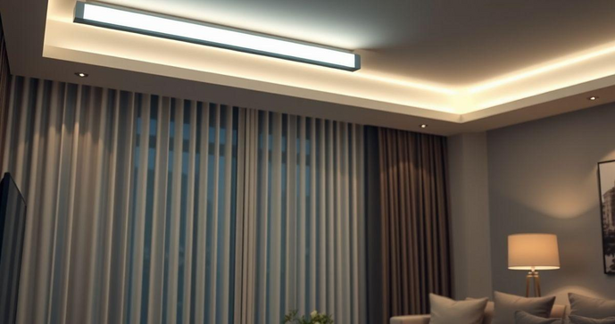 Barra de iluminação LED transforma ambientes com eficiência e estilo